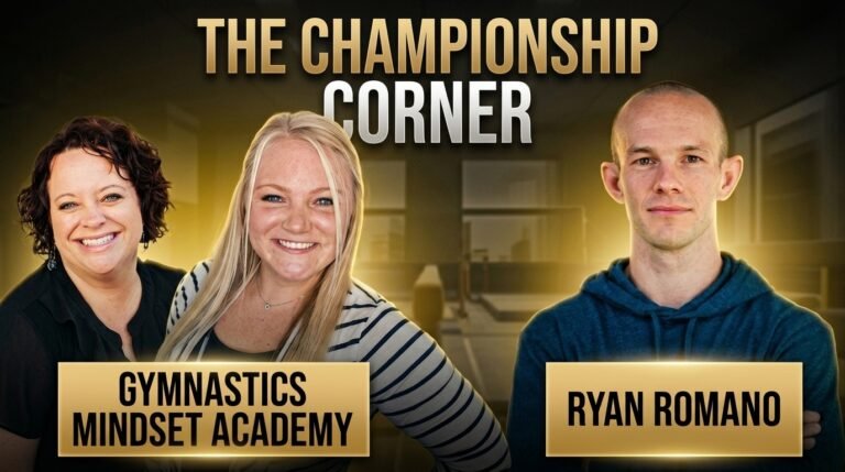 Podcast image of Gymnastics Mindset Academy on The Championship Corner