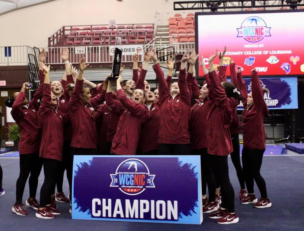 TWU Gymnastics National Champions